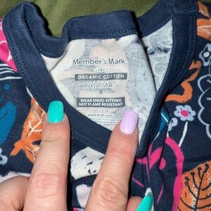 Member's Mark Girls Organic Cotton Pajamas